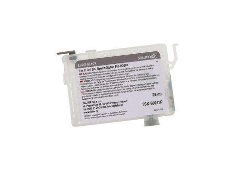 Zum Produkt Wiederbefüllbare tintenpatrone für Epson Stylus Photo R3000 light black (26ml)