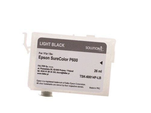 Zum Produkt Wiederbefüllbare tintenpatrone für Epson Stylus Photo SC-P600 light black (26ml)