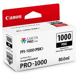 Zum Produkt Canon tintenpatrone photo black PFI-1000PBK, 80 ml