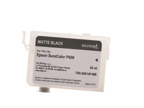 Zum Produkt Wiederbefüllbare tintenpatrone für Epson Stylus Photo SC-P600 matte black (26ml)