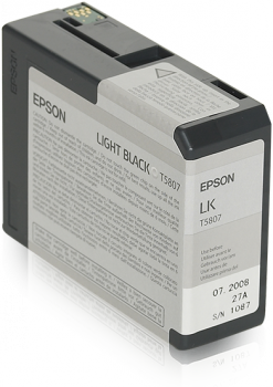 Przejdź do produktu Atrament Epson do Epson 3800/3880 light black 80ml (T5807)