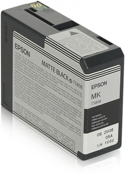 Przejdź do produktu Atrament Epson do Epson 3800/3880 matte black 80ml (T5808)