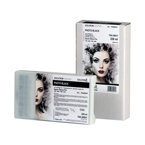 Przejdź do produktu Atrament Solution Graphic do drukarki Epson 7800/7880/9800/9880 (220 ml) photo black (T6031)