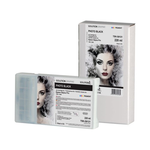 Przejdź do produktu Atrament Solution Graphic do drukarki Epson 7450/9450 (220 ml) photo black (T6121)