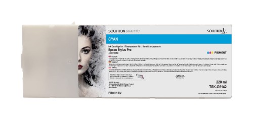 Przejdź do produktu Atrament Solution Graphic do drukarki Epson 4400/4450 (220 ml) cyan (T6142)