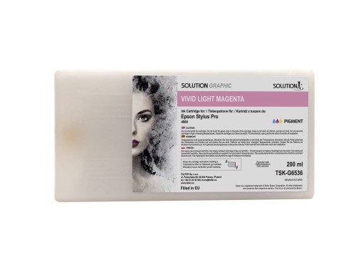 Przejdź do produktu Atrament Solution Graphic do drukarki Epson 4900 vivid light magenta (T6536)