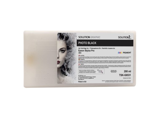Przejdź do produktu Atrament Solution Graphic do drukarki Epson 4900 Photo Black (T6531)