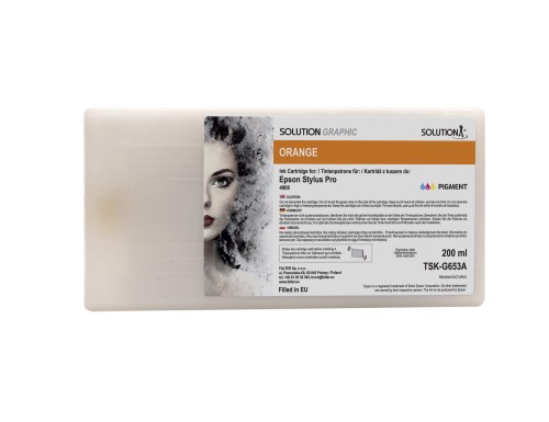 Przejdź do produktu Atrament Solution Graphic do drukarki Epson 4900 orange (T653A)