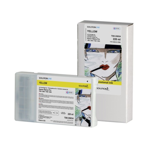 Zum Produkt Solution dye tintenpatrone für Epson7800/7880/9800/9880 yellow 220 ml