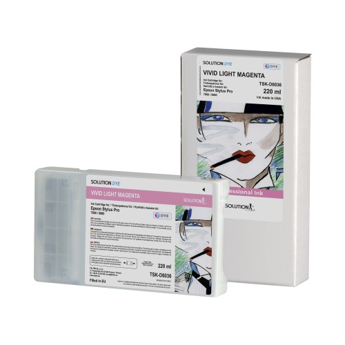 Zum Produkt Solution dye tintenpatrone für Epson 7880/9880 vivid light magenta 220 ml