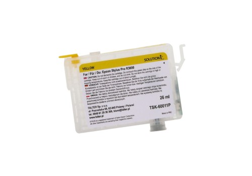 Zum Produkt Wiederbefüllbare tintenpatrone für Epson Stylus Photo R3000 yellow (26ml) 