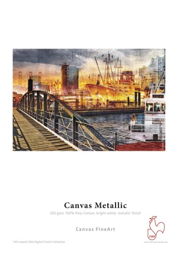 Przejdź do produktu Płótno Hahnemühle FineArt Canvas Metallic (350 gsm) bright white, metaliczne wykończenie