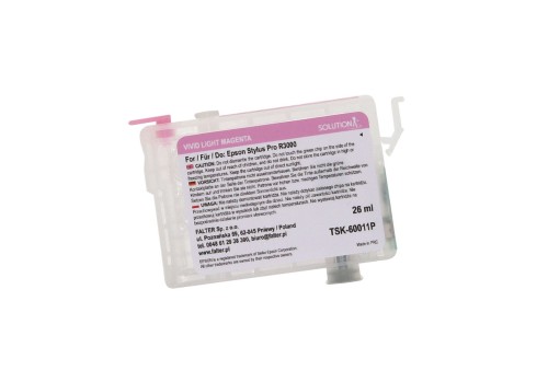 Przejdź do produktu Kartridż wielokrotnego użytku Epson Stylus Photo R3000 vivid light magenta (26ml)