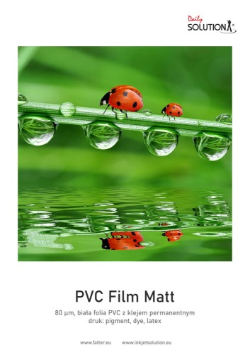 Przejdź do produktu Folia matowa PVC Solution Daily (80 μm) samoprzylepna wodoodporna