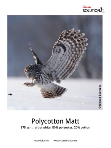 Przejdź do produktu Solution Canvas Polycotton Matt 375 gsm Ultra White