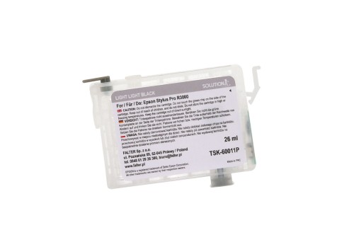 Zum Produkt Wiederbefüllbare tintenpatrone für Epson Stylus Photo R3000 light light black (26ml)