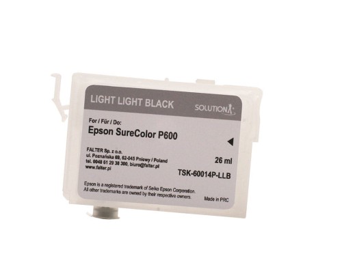 Zum Produkt Wiederbefüllbare tintenpatrone für Epson Stylus Photo SC-P600 light light black (26ml)