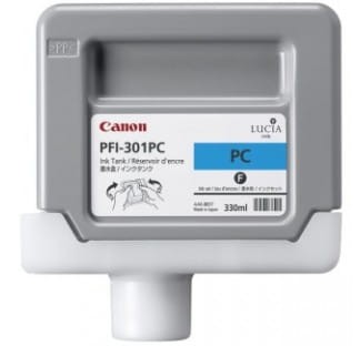 Przejdź do produktu Atrament Canon photo cyan PFI301PC, 330 ml