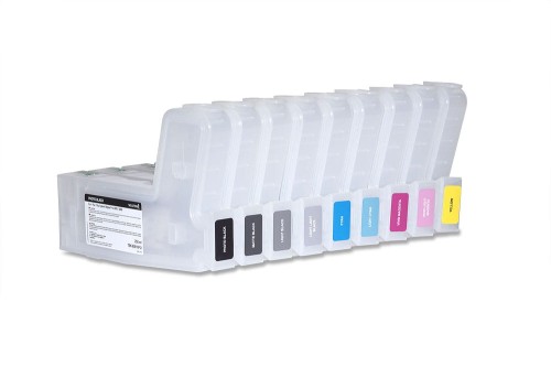 Przejdź do produktu Kartridże wielokrotnego użytku do Epson Stylus Pro 3880 zestaw 9 sztuk (9x80ml)