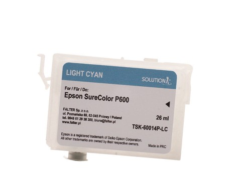 Zum Produkt Wiederbefüllbare tintenpatrone für Epson Stylus Photo SC-P600 light cyan (26ml)