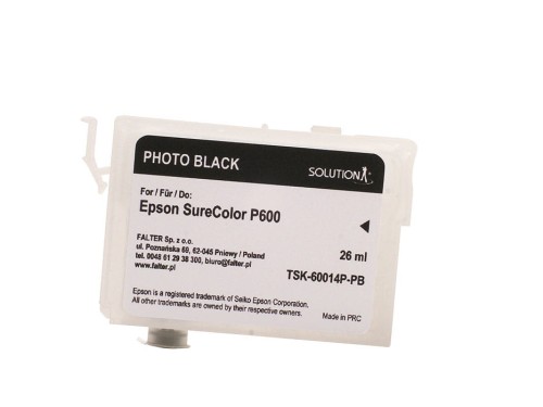 Zum Produkt Wiederbefüllbare tintenpatrone für Epson Stylus Photo SC-P600 photo black (26ml)